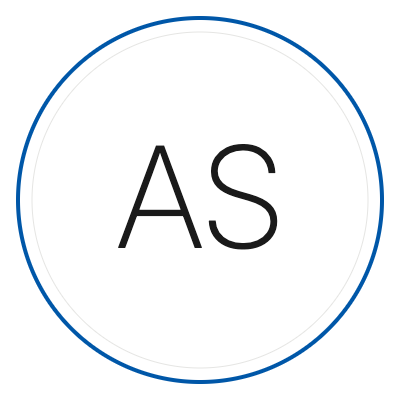 AS monogram